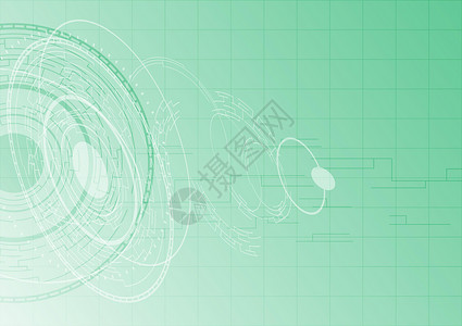 抽象技术背景 一块HUD圈 网格纹理背景图片