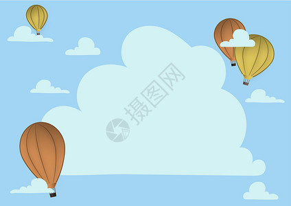冬天去哪里热气球插图飞越云层到达新的目的地 齐柏林飞艇漫游天空去更远的地方天堂想像力太阳飞机温度卡通片图形海报环境气球设计图片