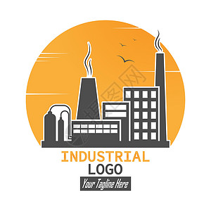 工业图标工业标志 用于网站和 Web 应用程序的简单矢量图标 标志 标志和标签经济手绘齿轮建造插图工人剪贴簿绘画太阳生态设计图片