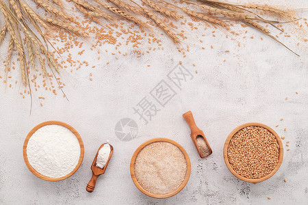 谷物和谷类产品面包健康食品高清图片