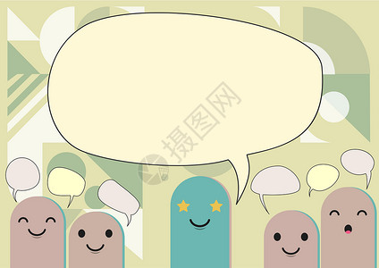 爆炸式会话框卡通头像绘图绘图与语音泡沫显示对话 不同的漫画与讨论气球显示通信交流计算机标签人脸绘画喜悦表情话框男人气泡涂鸦设计图片