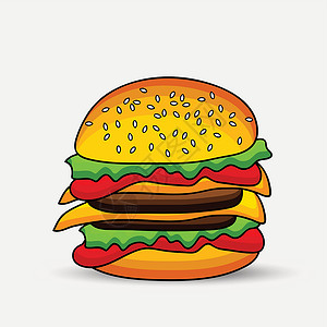 素食三明治快餐背景的插图酒店草药墙纸食物沙拉热狗蔬菜菜单面包垃圾设计图片