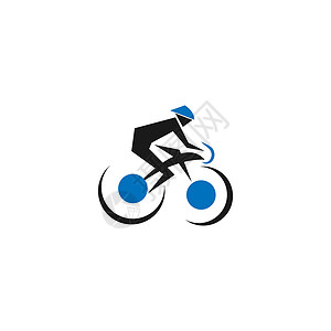 自行车 自行车图标标志设计矢量 骑自行车的概念模板车轮运输闲暇网络车辆平面按钮旅行背景图片