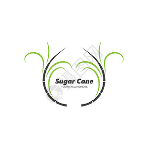 生物糖胶它制作图案甘蔗矢量图标插图果汁葡萄糖收成收割机机器植物农场花园热带插画