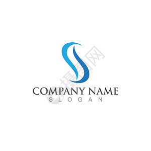 商业企业 S 字母日志推广软件互联网标志品牌小号公司工作室插图金融背景图片