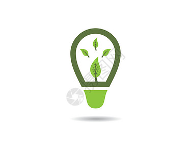 制作灯灯泡矢量图标它制作图案射线生态电气技术自然玻璃网站照明环境发明插画