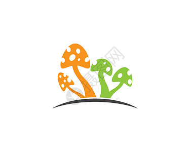 蘑菇矢量 ico白色卡通片公司标识毒菌食物艺术绘画植物插图背景图片