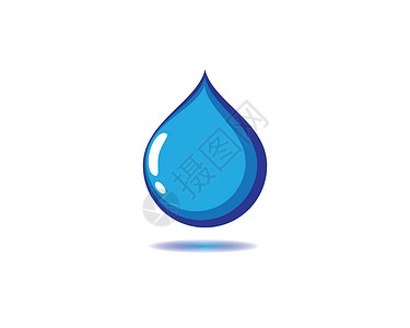 水滴矢量图标它制作图案液体海浪载体生态营销蓝色叶子公司圆圈设计师背景图片