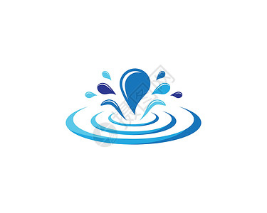 创建无毒社区水滴矢量 ico液体标识营销海浪圆圈叶子设计师社区载体商业设计图片