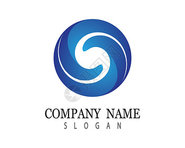 装饰公司logo圆形符号矢量 ico风格光盘螺旋纯化漩涡风暴公司数字装饰标签插画