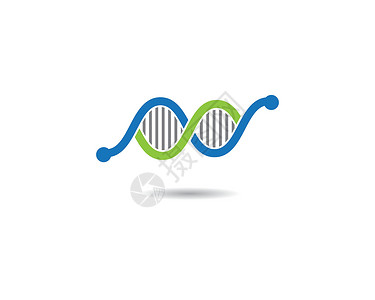 基因线条基因符号向量 ico技术生物生活螺旋身份插图公司微生物学化学医疗插画