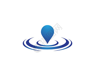 固体载体水滴矢量 ico技术网络叶子环境蓝色活力社区商业公司营销设计图片