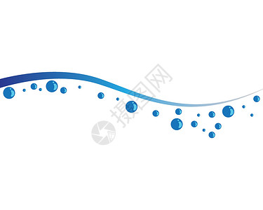 气泡水背景矢量 ico清洁工液体洗涤剂蓝色力量洗衣店飞溅插图横幅泡沫背景图片