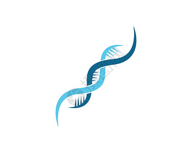 白色基因基因符号向量 ico公司生活化学身份白色微生物学标识螺旋药品生物学插画