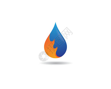 天然气和石油图标 vecto气体活力燃料火焰黑色商业力量水滴汽油标识背景图片