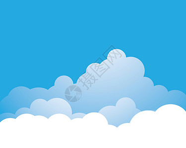 它看起来像云蓝蓝的天空与云背景矢量它制作图案卡通片气氛日出晴天墙纸艺术海报横幅光束阳光插画