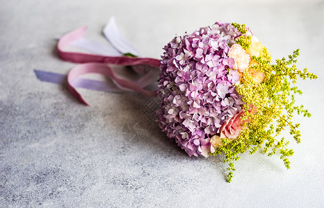 夏季花花的成分季节性背景风格装饰新娘绣球花背景图片