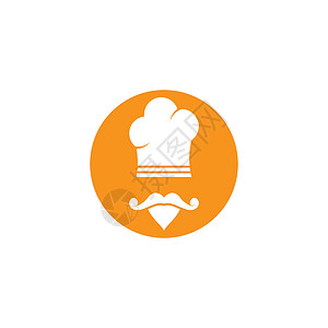 厨师矢量 ico帽子标识黑色菜单工作烹饪食物白色美食餐厅背景图片