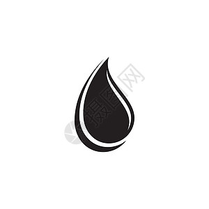 易燃液体它制作图案的油滴图标矢量力量气体插图火焰燃料石油烧伤标识黑色创造力设计图片