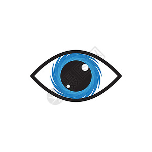 眼睛符号矢量图解设计鸢尾花光学健康镜片网络男性药品标识白色曲线背景图片