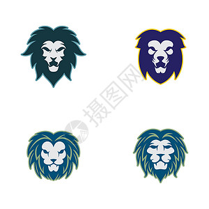 狮子狮子头狮子头矢量 ico力量插图森林攻击运动金子勇气公司狮子标识插画