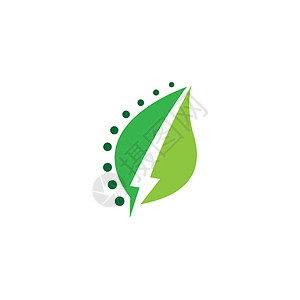 生态能源标志图片插图创造力力量绿色标识创新技术商业活力植物背景图片