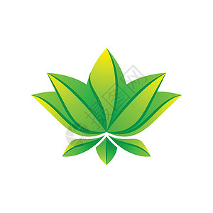 美女莲花标志图片温泉植物商业叶子瑜伽按摩创造力沙龙标识背景图片