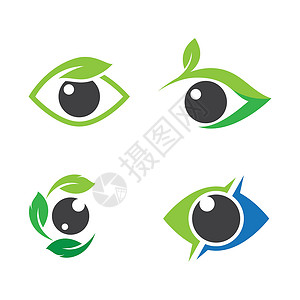 护眼标志图片科学关心镜片技术公司标识身份眼睛手表商业背景图片