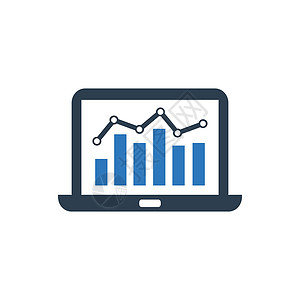 网站分析图标数据插图网络监控报告状态统计在线销售背景图片