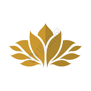 美女莲花标志图片创造力瑜伽叶子植物沙龙温泉标识商业按摩背景图片