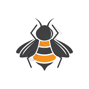 蜜蜂标志图片动物插图黄色创造力昆虫标识艺术黑色蜂蜜背景图片