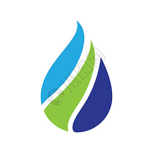 水滴标志图片生态洗澡海浪矿物纯化创造力公司管道插图蓝色背景图片