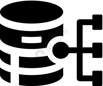 数据库结构 ico服务器插图架构数据背景图片