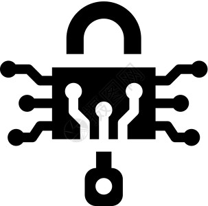 密码学 ico系统电子插图安全背景图片