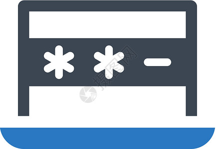 密码登录图标隐私插图安全电脑笔记本背景图片