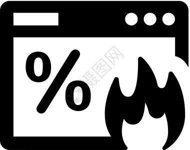 在线销售报价 ico购物黑色折扣插图背景图片