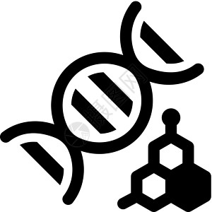 遗传学图标基因插图技术生物科学生物学基因组背景图片