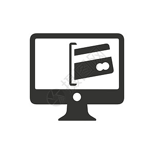 在线支付图标支付屏幕方式网上购物电脑笔记本背景图片