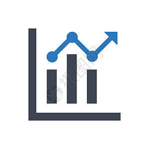 增长报告 ico数据生长图表统计利润金融背景图片