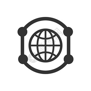 全球通信 ico全世界互联网地球通讯网络背景图片