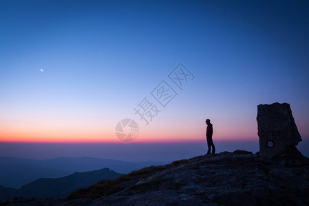 peak北马其顿科拉布峰(Korab Peak)背景