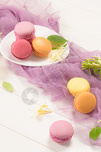 法式甜美的法国面纱婚礼盘子食物甜点桌子奢华糖果会场花朵面包背景图片