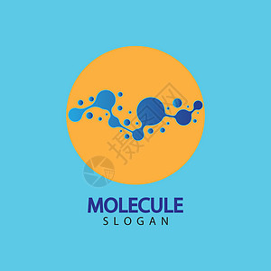 分子矢量图解设计药店标识胶原药品微生物学科学细胞氨基原子技术背景图片