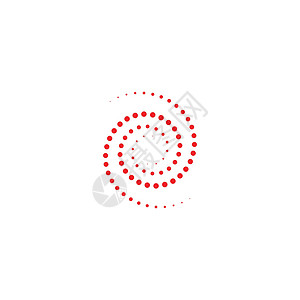 涡 Logo 模板矢量符号艺术插图飓风涡流螺旋网络圆形标识蓝色漩涡插画