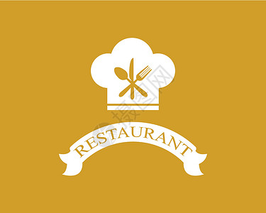 餐具标志勺子和叉子标志模板插图桌子刀具餐厅菜单团体烹饪金属环境服务插画