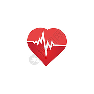 心率图标健康监视器 红色心率 血压矢量 iconheart 欢呼心电图频率曲线脉冲创造力锻炼绘画生活医院屏幕心脏病学背景图片