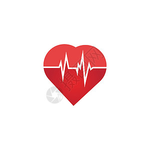 心率图标健康监视器 红色心率 血压矢量 iconheart 欢呼心电图科学脉冲海浪服务频率电脑医院生活绘画速度背景图片