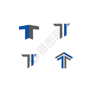 设置 T 标志模板矢量符号字母字体艺术身份公司卡片推广品牌营销网络背景图片