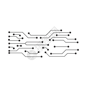 电路图设计矢量符号日志插图艺术科学电脑工程技术概念计算芯片电路背景图片