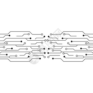 电路图设计矢量符号日志芯片工程插图电脑计算技术科学电路概念艺术背景图片